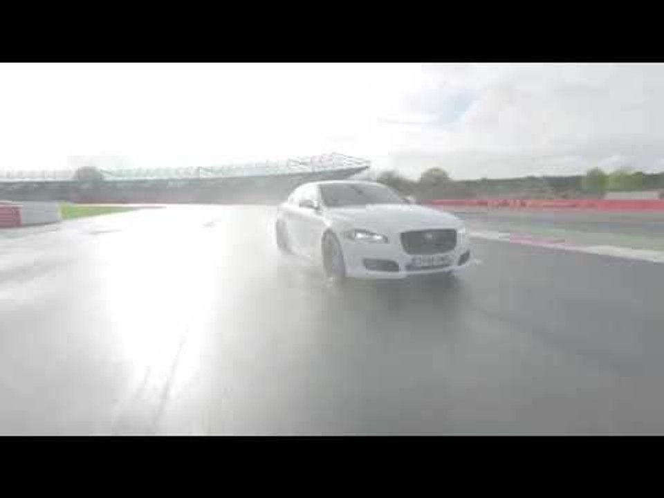 Jaguar XJR at Silverstone Driving Video | AutoMotoTV