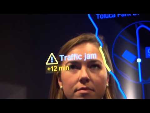 BMW at the CES 2016 Las Vegas - BMW Connected Mirror | AutoMotoTV