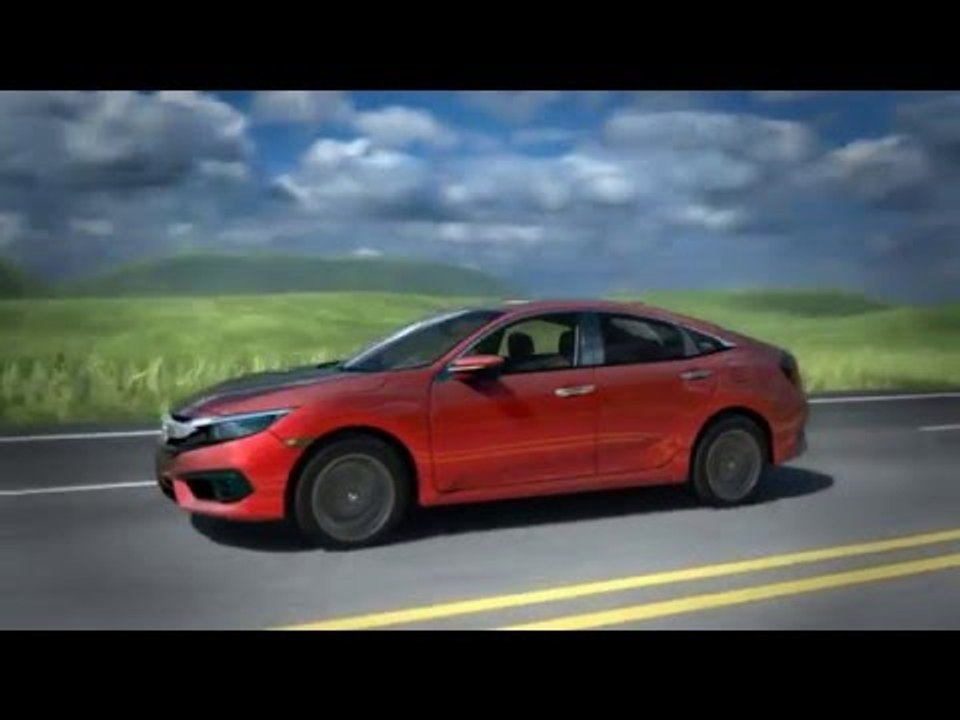 2016 Honda Civic Adaptive Cruise Control (ACC) | AutoMotoTV