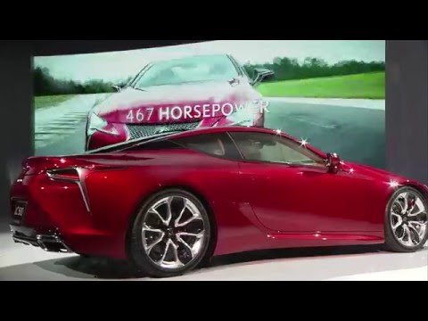 Lexus Introduces the LC 500 Luxury Coupe Press Conference at 2016 NAIAS | AutoMotoTV