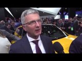 Interview Professor Rupert Stadler at 2016 NAIAS | AutoMotoTV