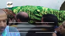 الآلاف يشيعون جثمان  محافظ حلوان السابق