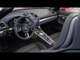 Porsche 718 Boxster S Interior Design Trailer | AutoMotoTV