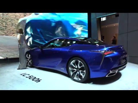 Lexus LC 500h at 2016 Geneva Motor Show | AutoMotoTV