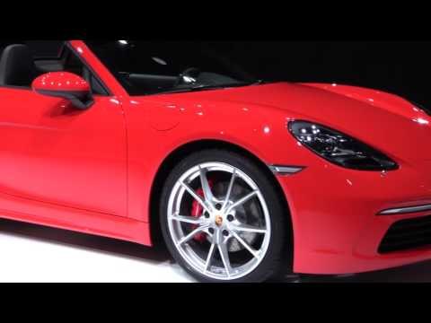 Porsche 718 Boxster S at 2016 Geneva Motor Show | AutoMotoTV