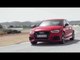 Audi RS 3 Sedan - Driving Video in Red - Racetrack | AutoMotoTV