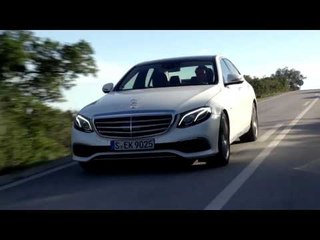Mercedes Benz E 350 e EXCLUSIVE in Diamond White Driving Video | AutoMotoTV