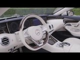 The New Mercedes-AMG S 63 4MATIC Cabriolet - Interior Design in Cashmere White Magno | AutoMotoTV