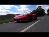 Porsche 718 Boxster S in Guards Red Driving Video | AutoMotoTV