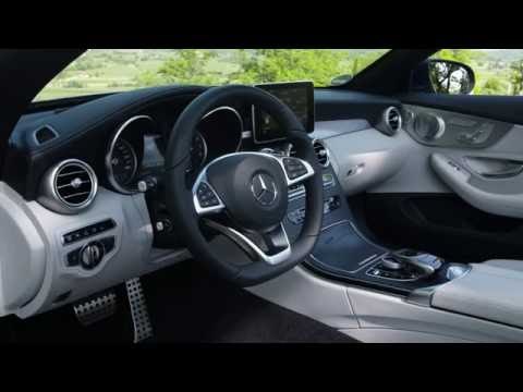 Mercedes-Benz C 400 4MATIC Cabriolet Interior Design in Brilliant Blue | AutoMotoTV