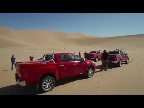 Toyota Hilux Namibia - Driving Video - Dune Dakar Hilux | AutoMotoTV