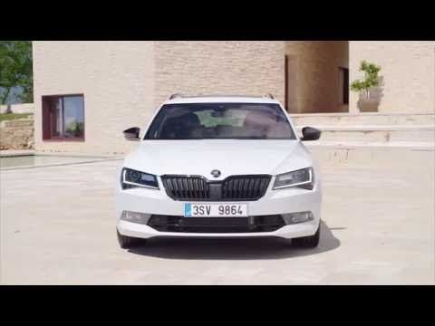 SKODA Superb Sportline Combi - Exterior Design | AutoMotoTV