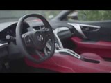 Honda NSX Road Curva Red - Interior Design | AutoMotoTV