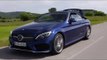 Mercedes-Benz C 400 4MATIC Cabriolet Driving Video in Brilliant Blue | AutoMotoTV