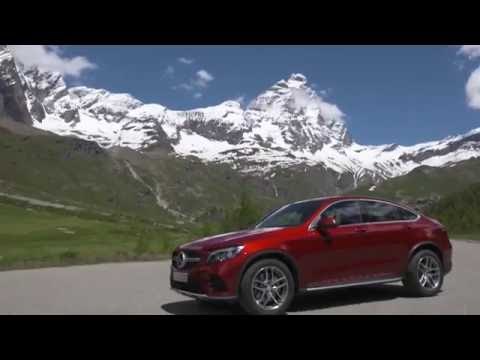 Mercedes-Benz GLC 350 d 4MATIC Coupe - Exterior Design in Red Metallic Trailer | AutoMotoTV