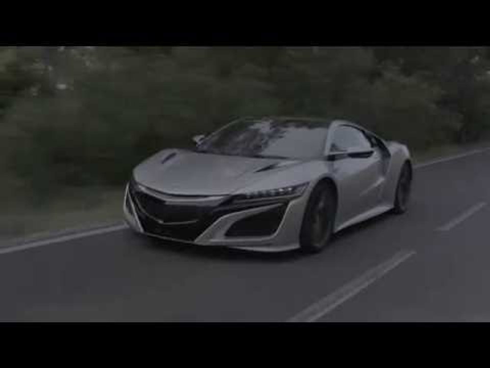 Honda NSX Road Source Silver Driving Video Trai...
