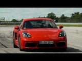 Porsche 718 Cayman S Lava Orange Trackside | AutoMotoTV