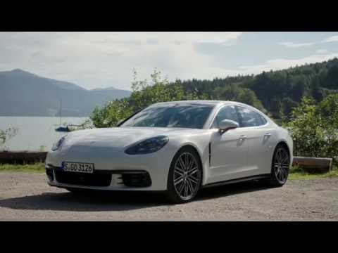 Porsche Panamera 4S Diesel Exterior Design in White Trailer | AutoMotoTV