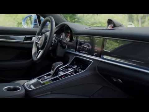 Porsche Panamera 4S Interior Design in Blue | AutoMotoTV