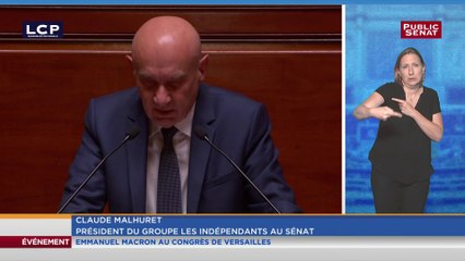 Congrès : Claude Malhuret : « Vous avez éparpillé le paysage politique façon puzzle »
