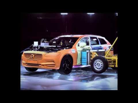 2017 Volvo V90 Cross Country Crash Test - Side Impact Collision | AutoMotoTV