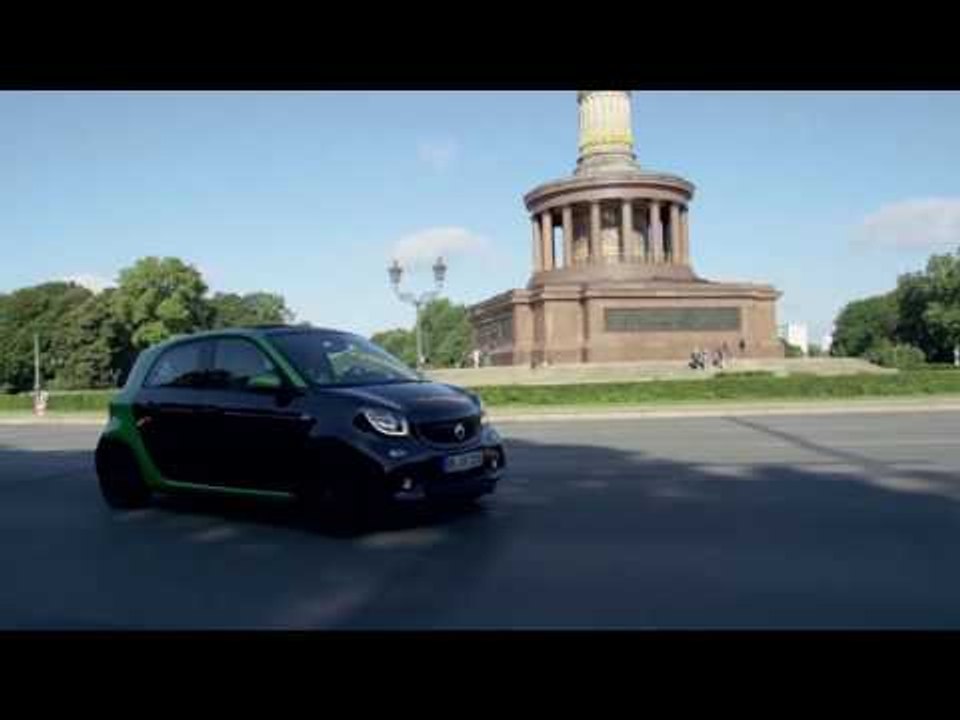 smart forfour electric drive - Driving Video |...