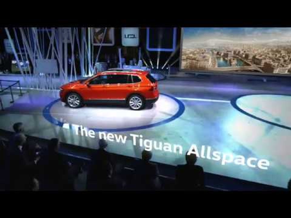 VW Press Conference Geneva 2017 - Presentation of the new Volkswagen Tiguan Allspace | AutoMotoTV