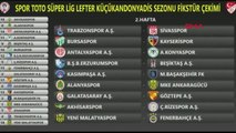 Spor Spor Toto Süper Lig'de 2018-2019 Sezonu Fikstürü Çekildi - 2