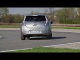 Nissan Leaf Electrify Lake Como Media Event On track | AutoMotoTV