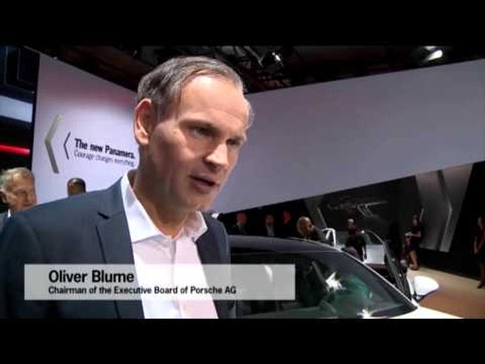 Porsche Panamera Executive models at L.A. Autoshow 2016 | AutoMotoTV