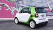 smart fortwo electric drive - Exterior Design in White and Green Trailer | AutoMotoTV