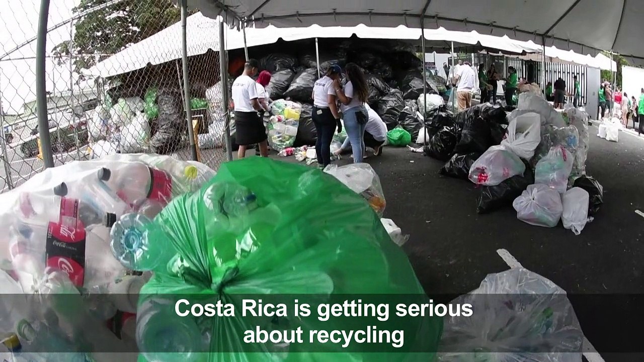 Costa Rica collects 25 tonnes of bottles for recycling record