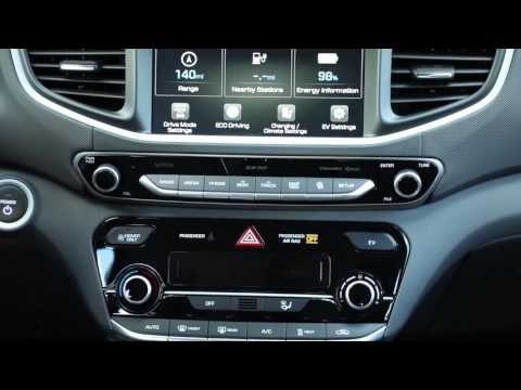 2017 Hyundai Ioniq EV Interior Design and Motor Trailer | AutoMotoTV
