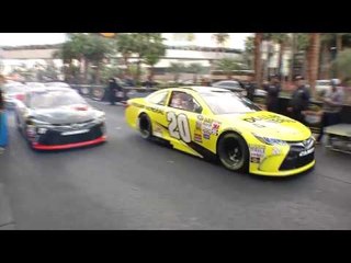 NASCAR Parade down Las Vegas Strip | AutoMotoTV