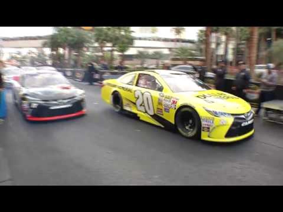 NASCAR Parade down Las Vegas Strip | AutoMotoTV