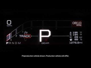 Ford GT’s Digital Cluster Featuring 5 Drive Modes | AutoMotoTV