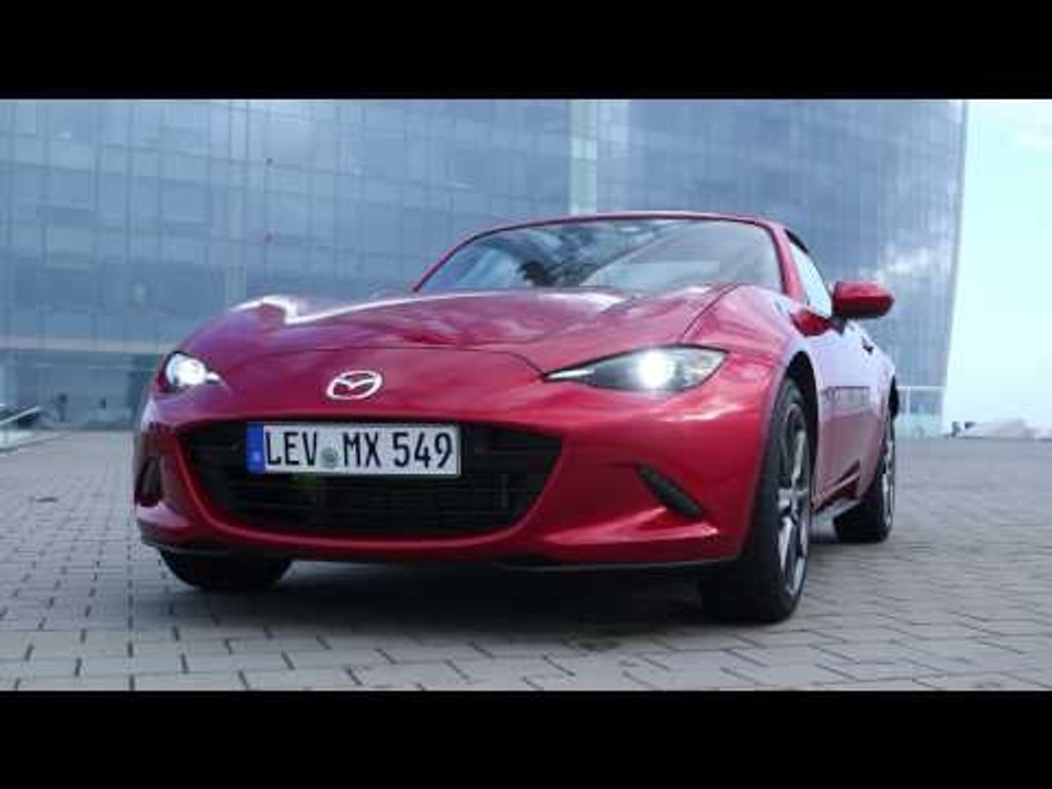 Mazda MX-5 RF in Soul Red Exterior Design | AutoMotoTV
