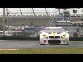 BMW Art Car John Baldessari 24h Daytona 2017 - Driving Video Slow motion | AutoMotoTV