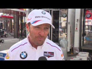 BMW Art Car John Baldessari Interview Bill Auberlen. American BMW race car driver | AutoMotoTV