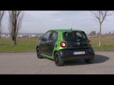 smart forfour electric drive black electric green Exterior Design | AutoMotoTV