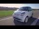 smart fortwo electric drive white electric green Driving in the Country | AutoMotoTV
