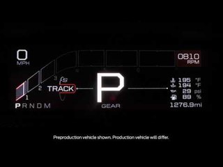 All-new Ford GT Supercar's digital instrument display Trailer | AutoMotoTV