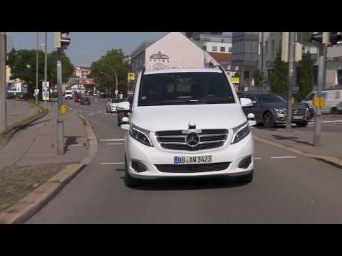 urban automated driving by Mercedes-Benz and Bosch - On the road, Sindelfingen, Germany