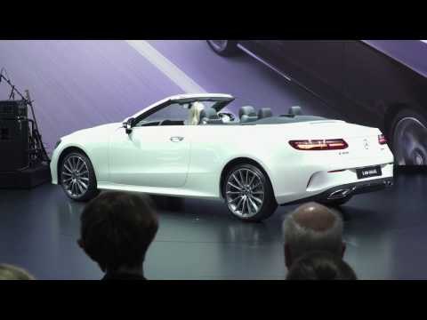 Geneva Motor Show 2017 Car Premieres - Mercedes-Benz Class E Cabriolet | AutoMotoTV