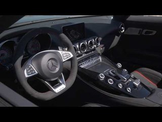 Mercedes-AMG GT C Roadster Interior Design in Selenite grey | AutoMotoTV