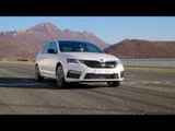 Skoda OCTAVIA RS in White on the Racetrack | AutoMotoTV