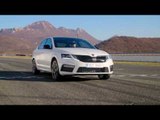 Skoda OCTAVIA RS in White on the Racetrack | AutoMotoTV