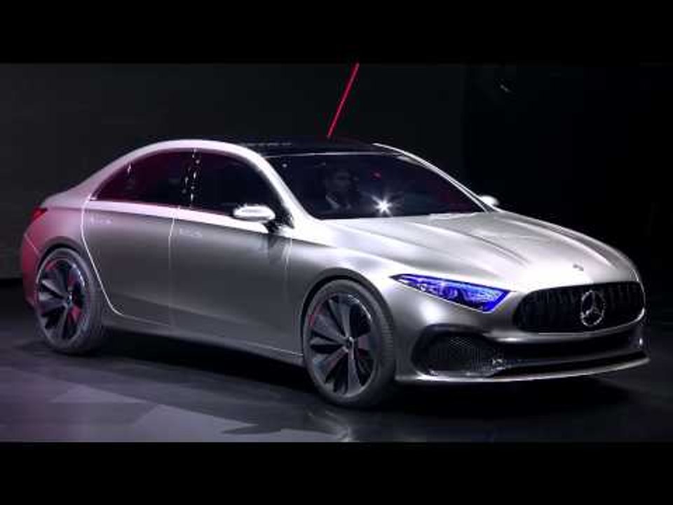 Mercedes-Benz Presentation Concept A Sedan - Auto Shanghai 2017 | AutoMotoTV