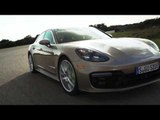 Porsche Panamera Turbo S E-Hybrid in Grey Driving Video | AutoMotoTV