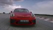 Porsche 911 GT3 on the race track in Guards Red | AutoMotoTV